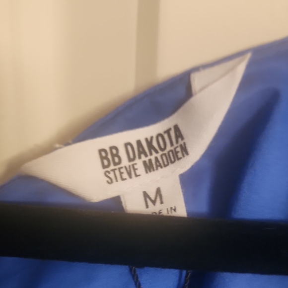 Blue Ruffle Sleeveless Dress - Picture 3 of 5